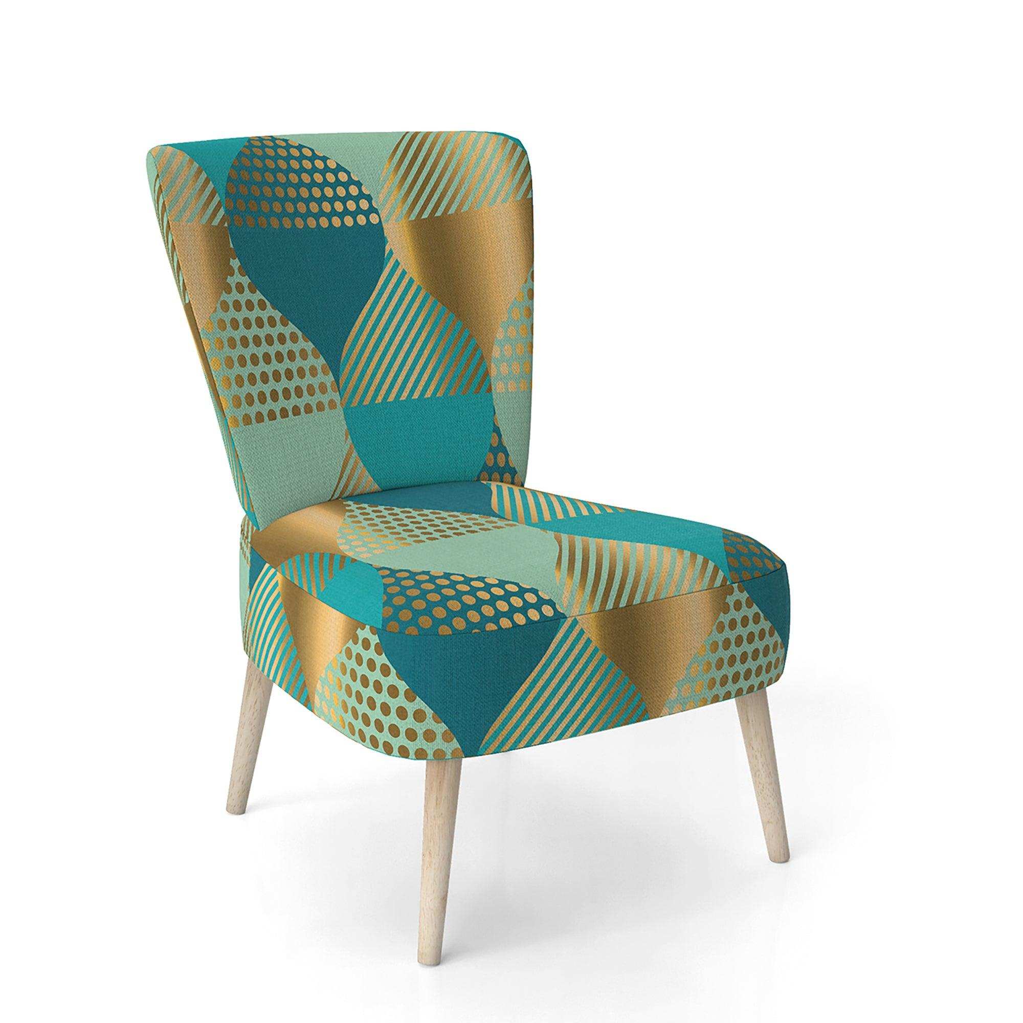 Luxury Retro Drops II Mid-Century Accent Chair