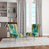 Luxury Retro Drops II Mid-Century Accent Chair