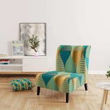 Luxury Retro Drops II Mid-Century Accent Chair