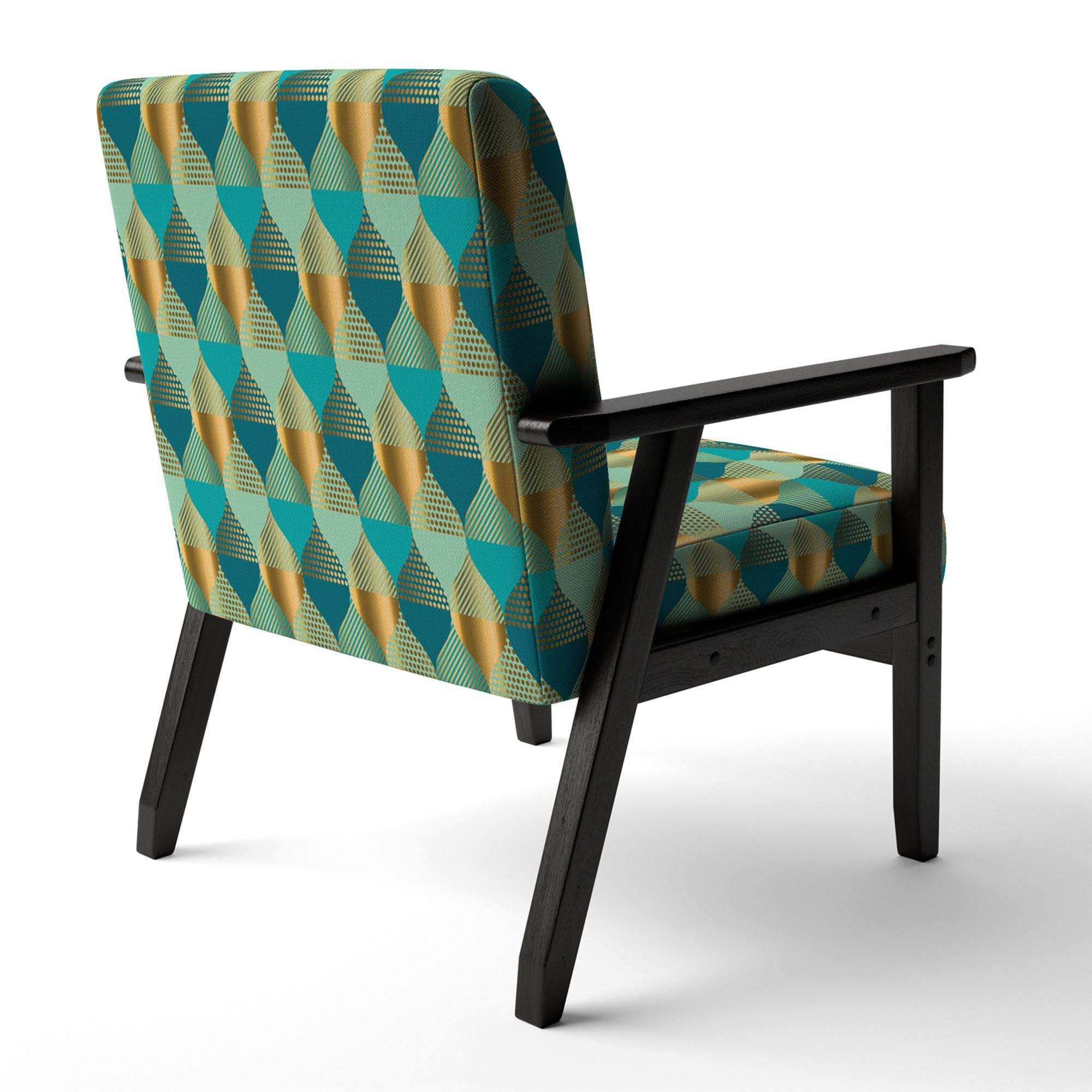 Luxury Retro Drops II Mid-Century Accent Chair