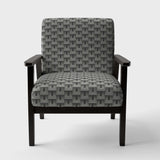 Mimimal Black And White Design I Mid-Century Accent Chair