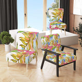 Tropical Foliage IV Mid-Century Accent Chair