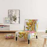 Tropical Foliage IV Mid-Century Accent Chair