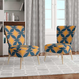Abstract Retro Design III Mid-Century Accent Chair Side Chair