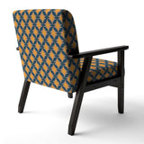Abstract Retro Design III Mid-Century Accent Chair Arm Chair