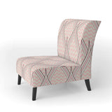 Retro Ornament With Decorative Elements Mid-Century Accent Chair