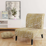 Golden Maze Mid-Century Accent Chair