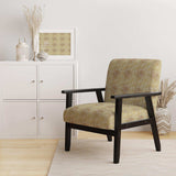Golden Maze Mid-Century Accent Chair