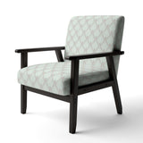 Ornament with decorative elements. Mid-Century Accent Chair