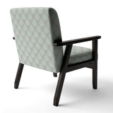 Ornament with decorative elements. Mid-Century Accent Chair