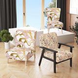 Golden Marble II Mid-Century Accent Chair