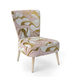 Golden Marble II Mid-Century Accent Chair