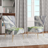Flower Cleome Splash II Tranditional Accent Chair