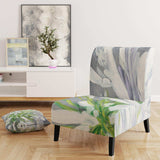 Flower Cleome Splash II Tranditional Accent Chair