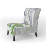 Flower Cleome Splash II Tranditional Accent Chair