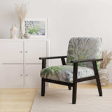 Flower Cleome Splash II Tranditional Accent Chair