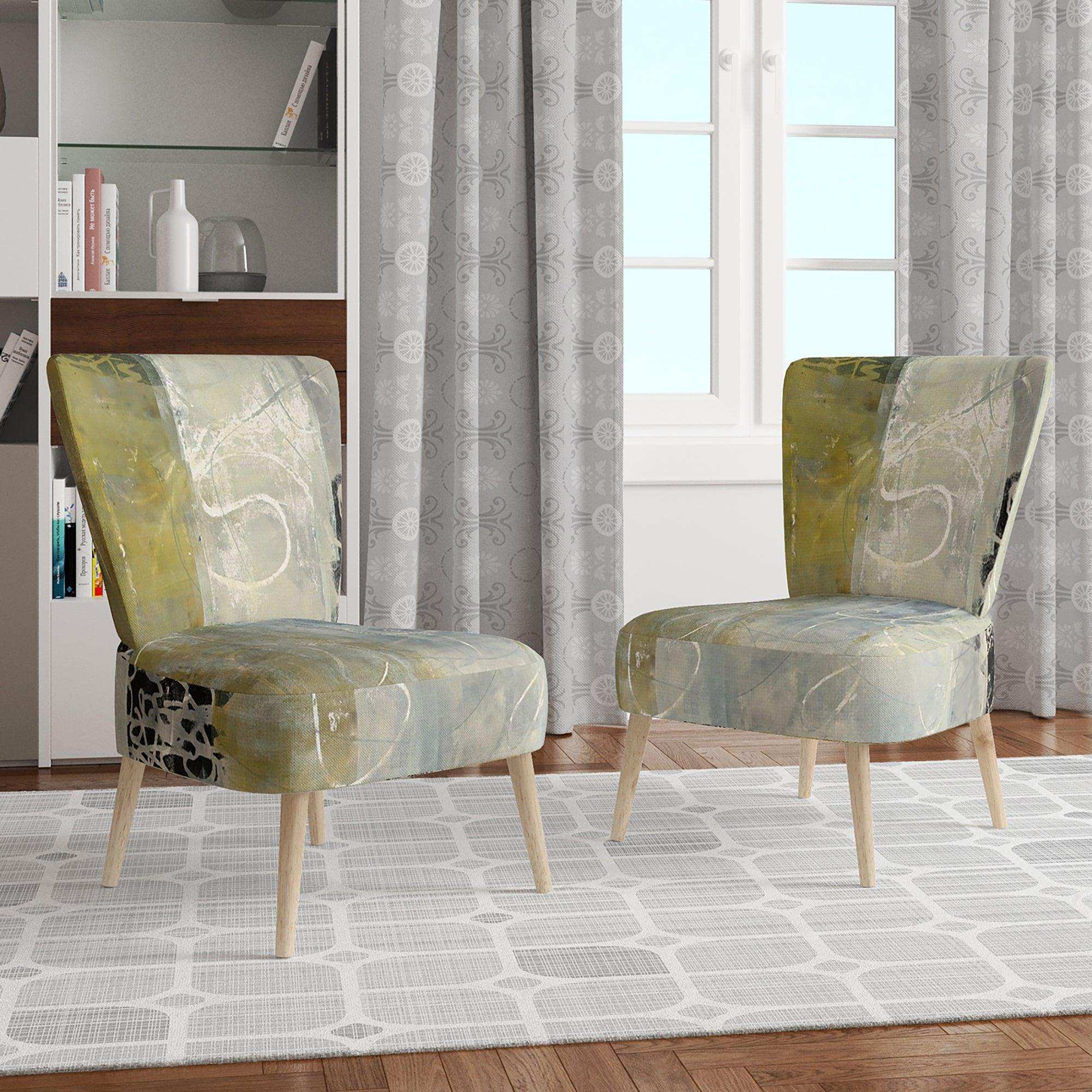 Multicolor Twin City Glam Accent Chair