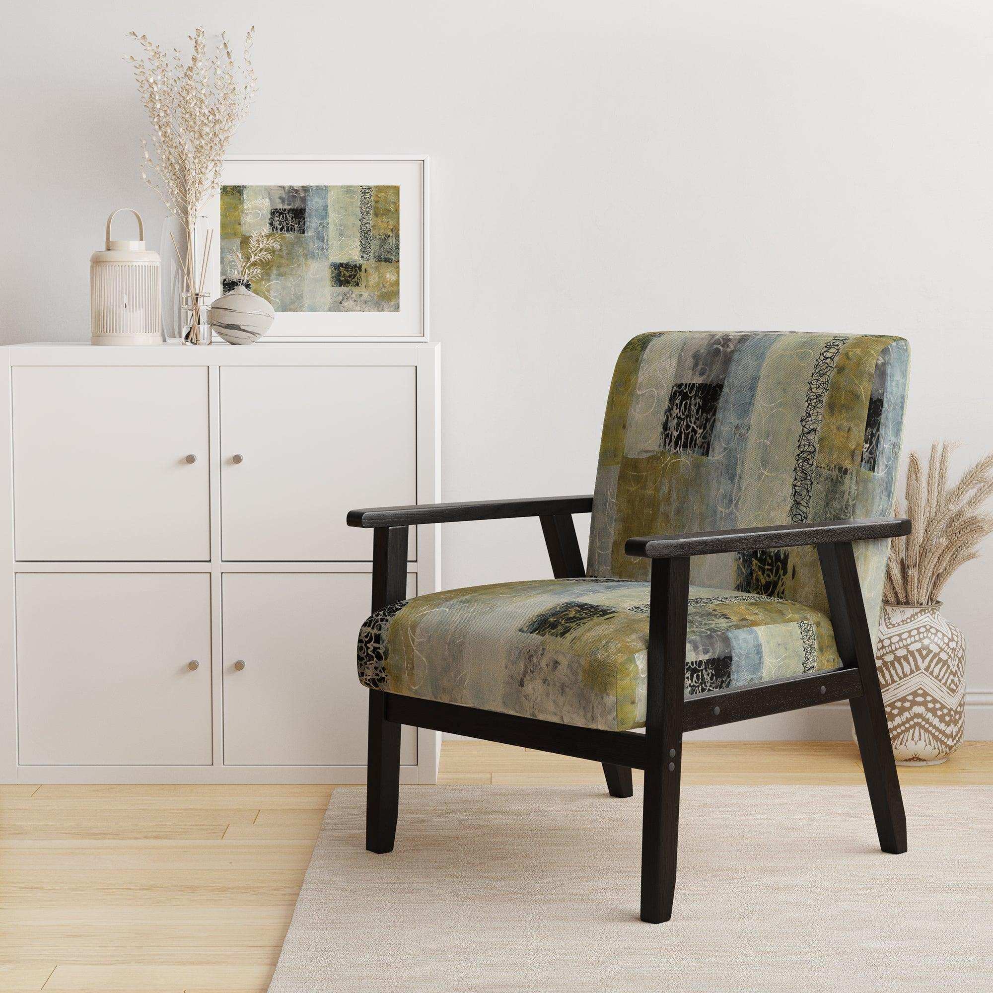 Multicolor Twin City Glam Accent Chair