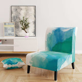 Sea Glass Traditional Accent Chair