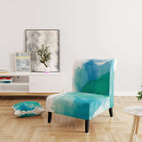 Sea Glass Traditional Accent Chair