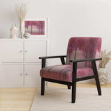 Pink Forest Tranditional Accent Chair
