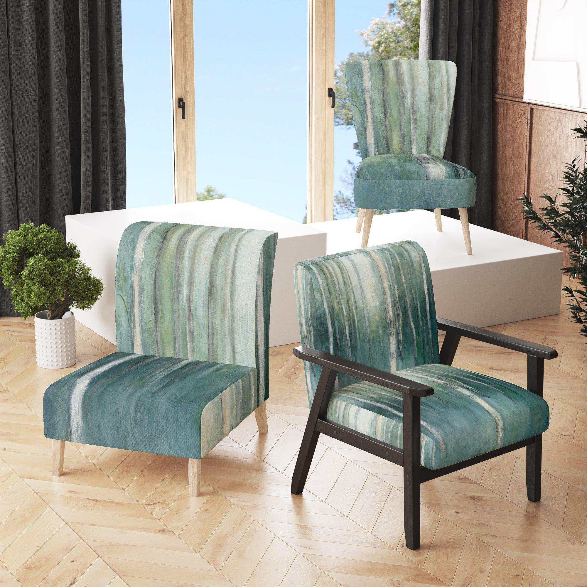 Green Forest Dream Tranditional Accent Chair