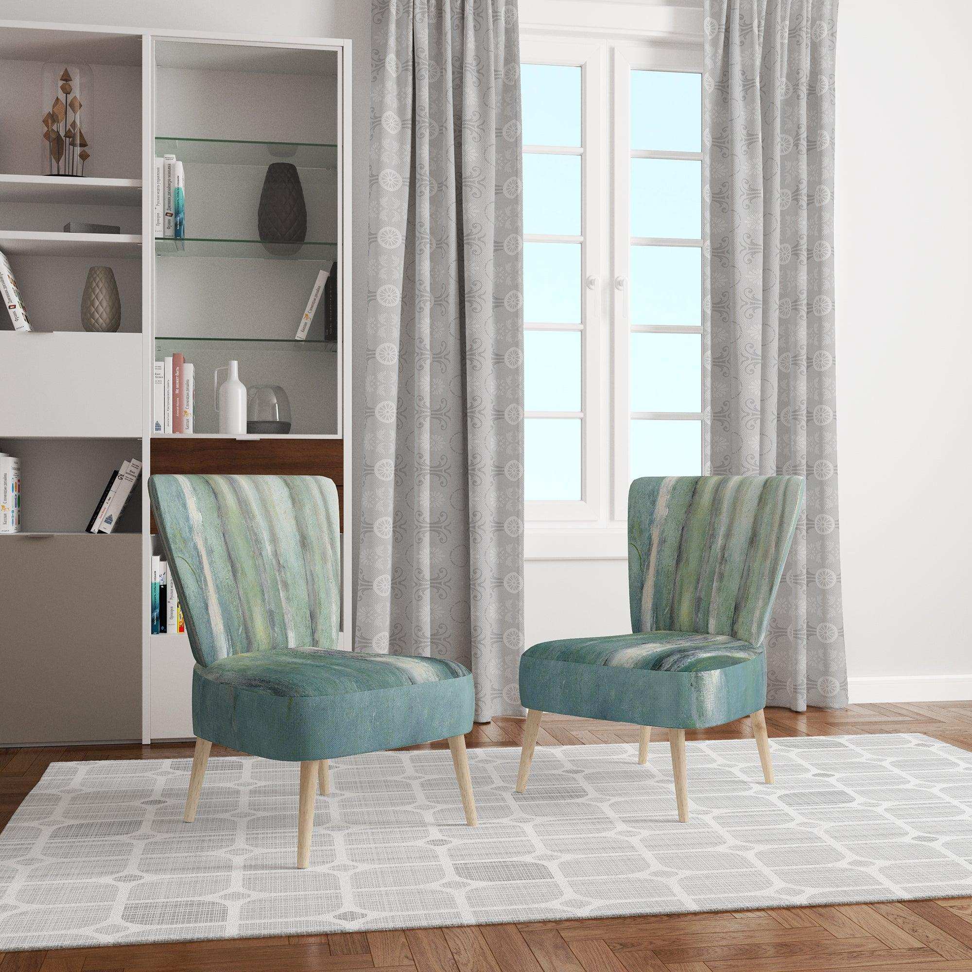 Green Forest Dream Tranditional Accent Chair