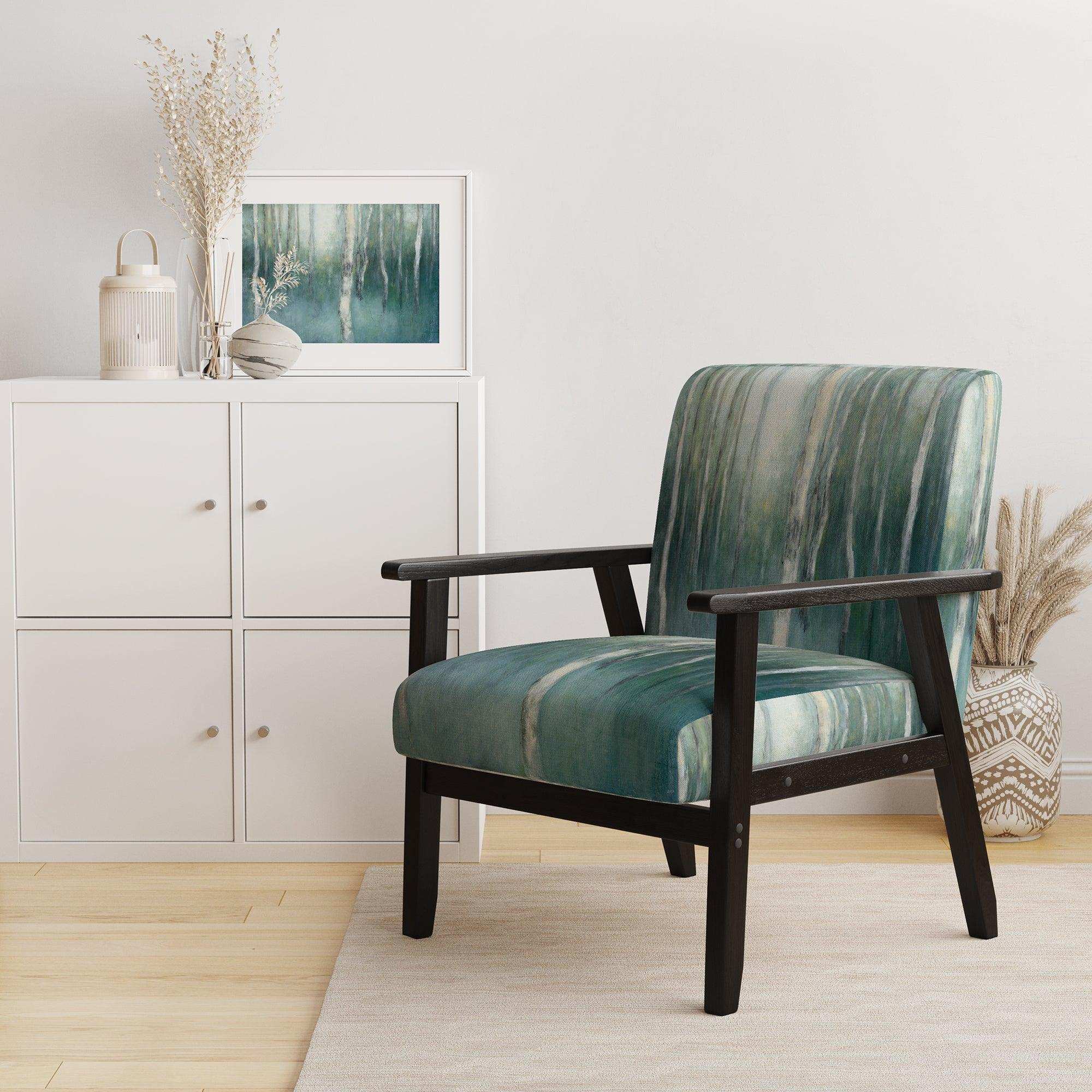 Green Forest Dream Tranditional Accent Chair