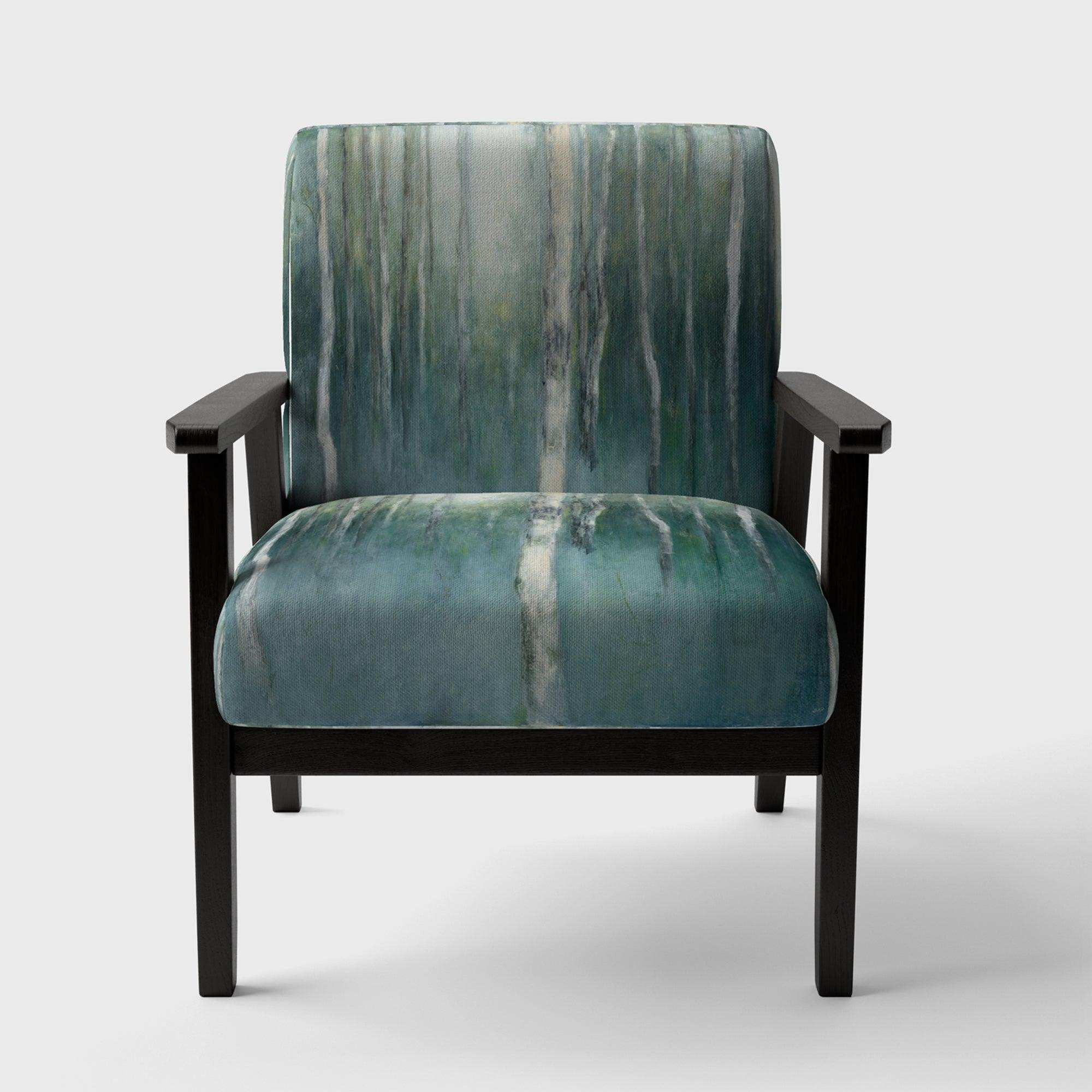 Green Forest Dream Tranditional Accent Chair