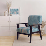 Abstract Water I Modern Accent Chair Arm Chair
