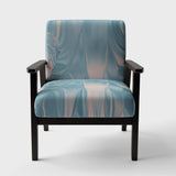 Abstract Water I Modern Accent Chair Arm Chair