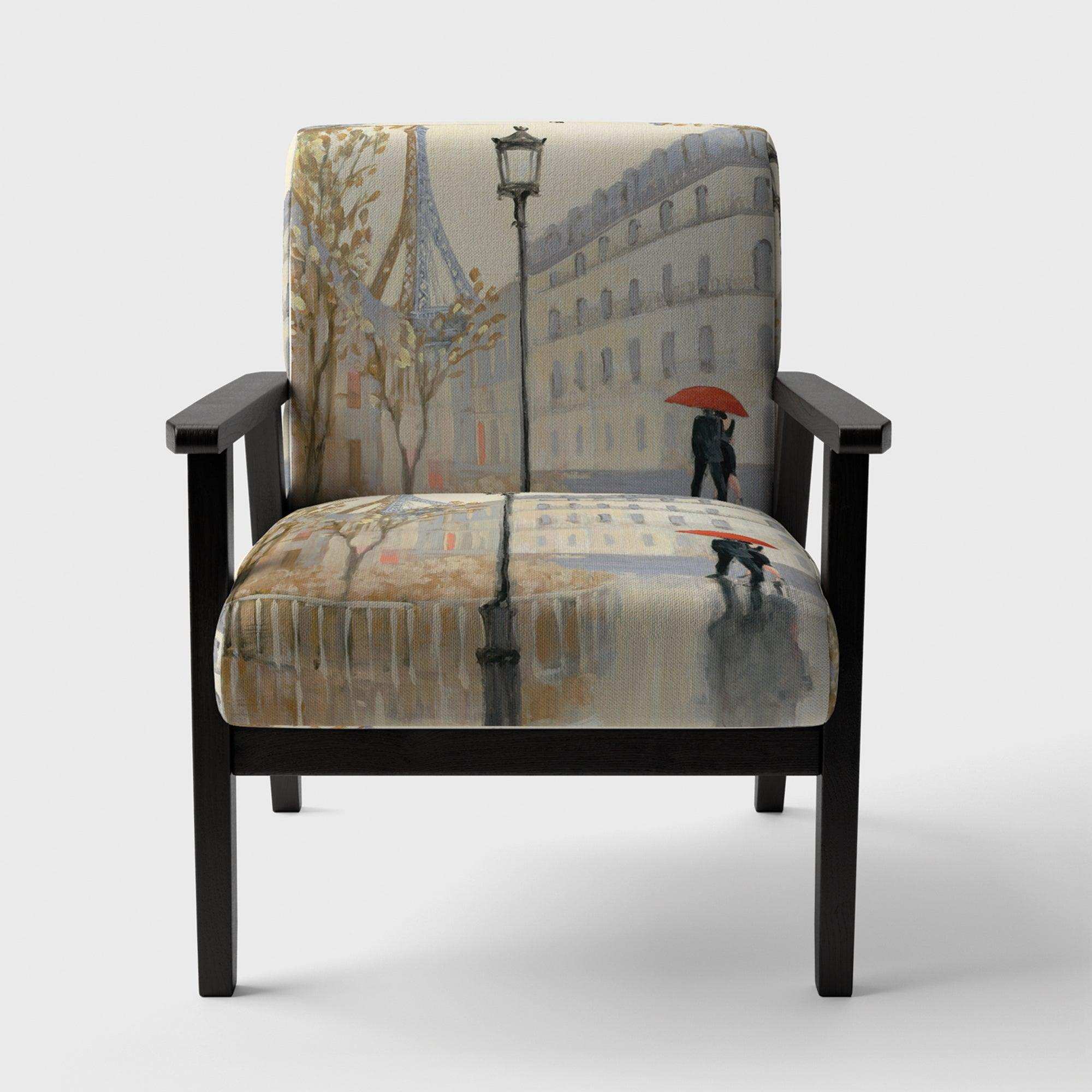 Love in Paris V Romantic French Country Accent Chair