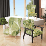 Tropical Canopy II Green Traditional Accent Chair