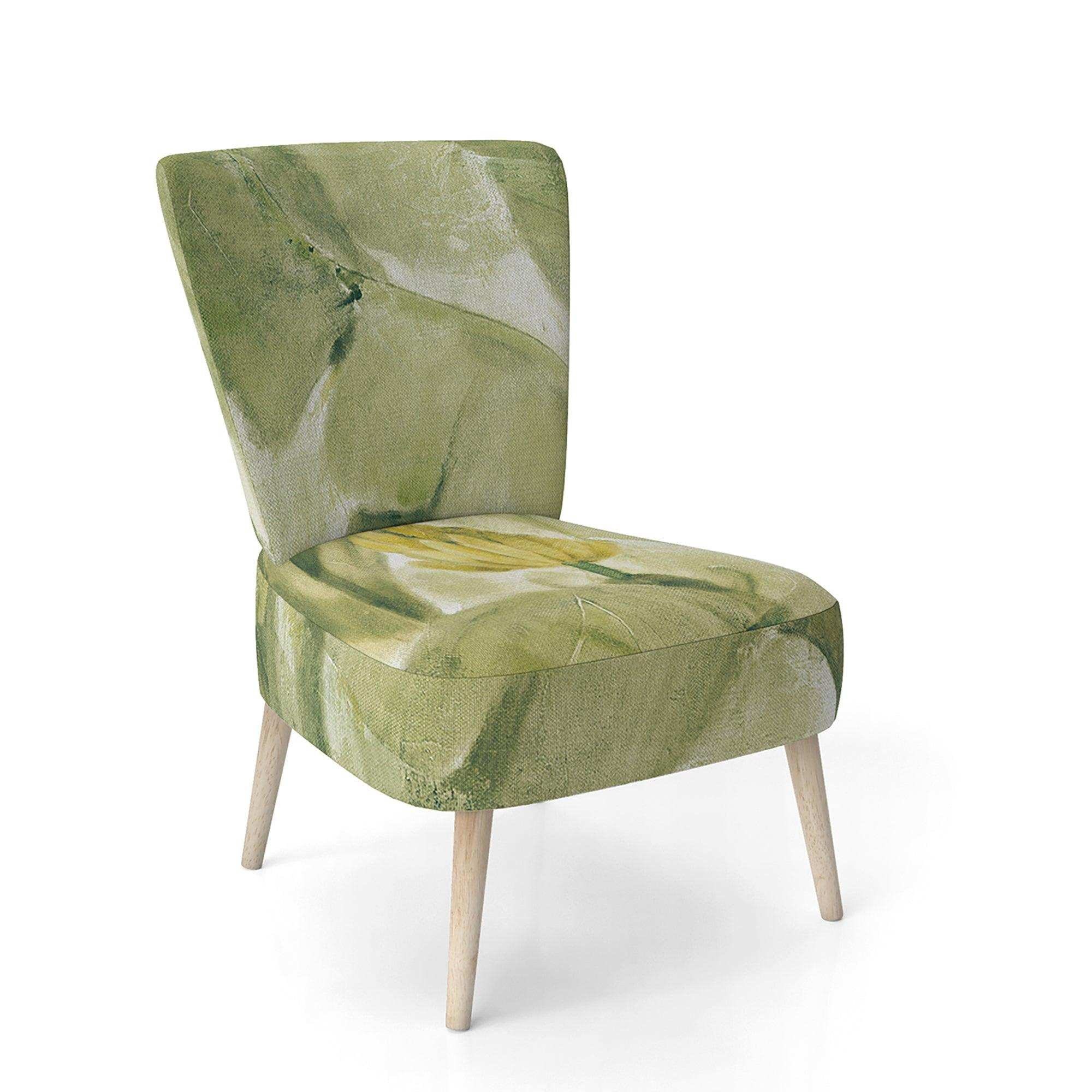 Tropical Canopy II Green Traditional Accent Chair