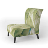 Tropical Canopy II Green Traditional Accent Chair