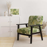 Tropical Canopy II Green Traditional Accent Chair