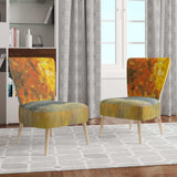 Autumn Landscape Farmhouse Accent Chair