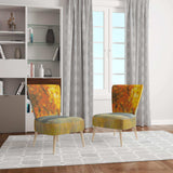 Autumn Landscape Farmhouse Accent Chair