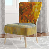 Autumn Landscape Farmhouse Accent Chair
