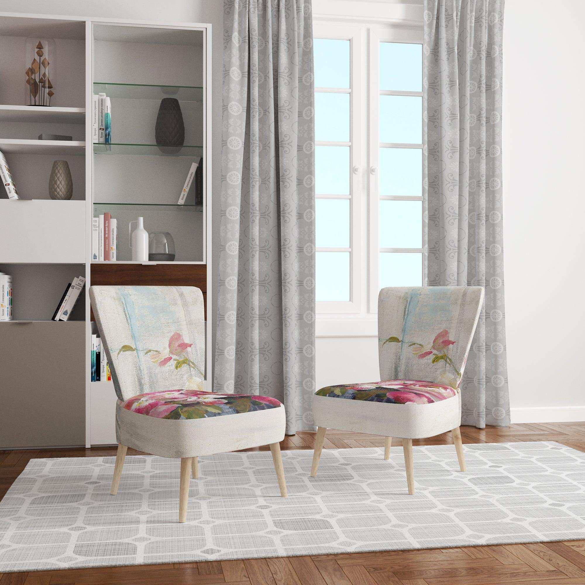 Maison Des Fleurs III Cabin & Lodge Accent Chair