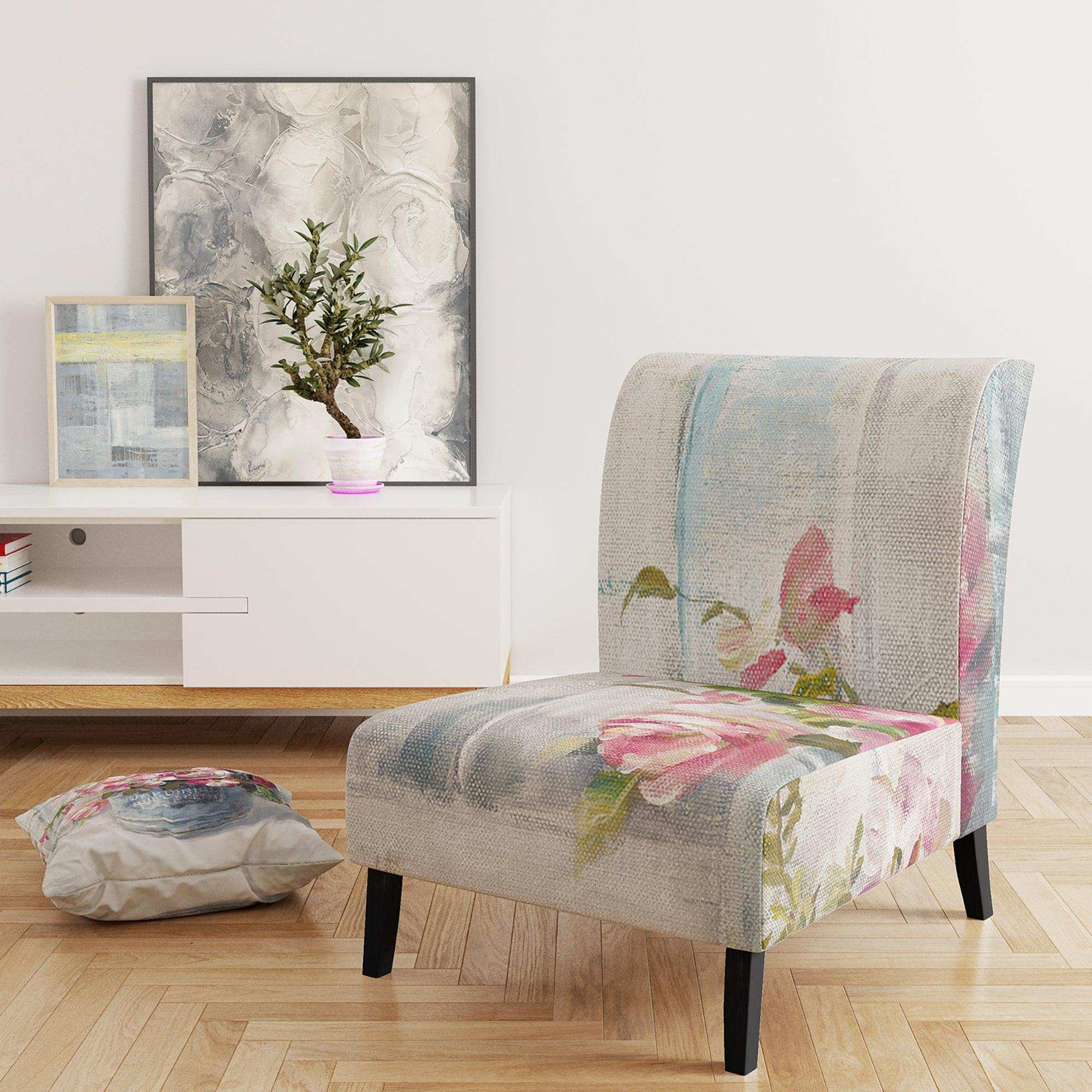 Maison Des Fleurs III Cabin & Lodge Accent Chair