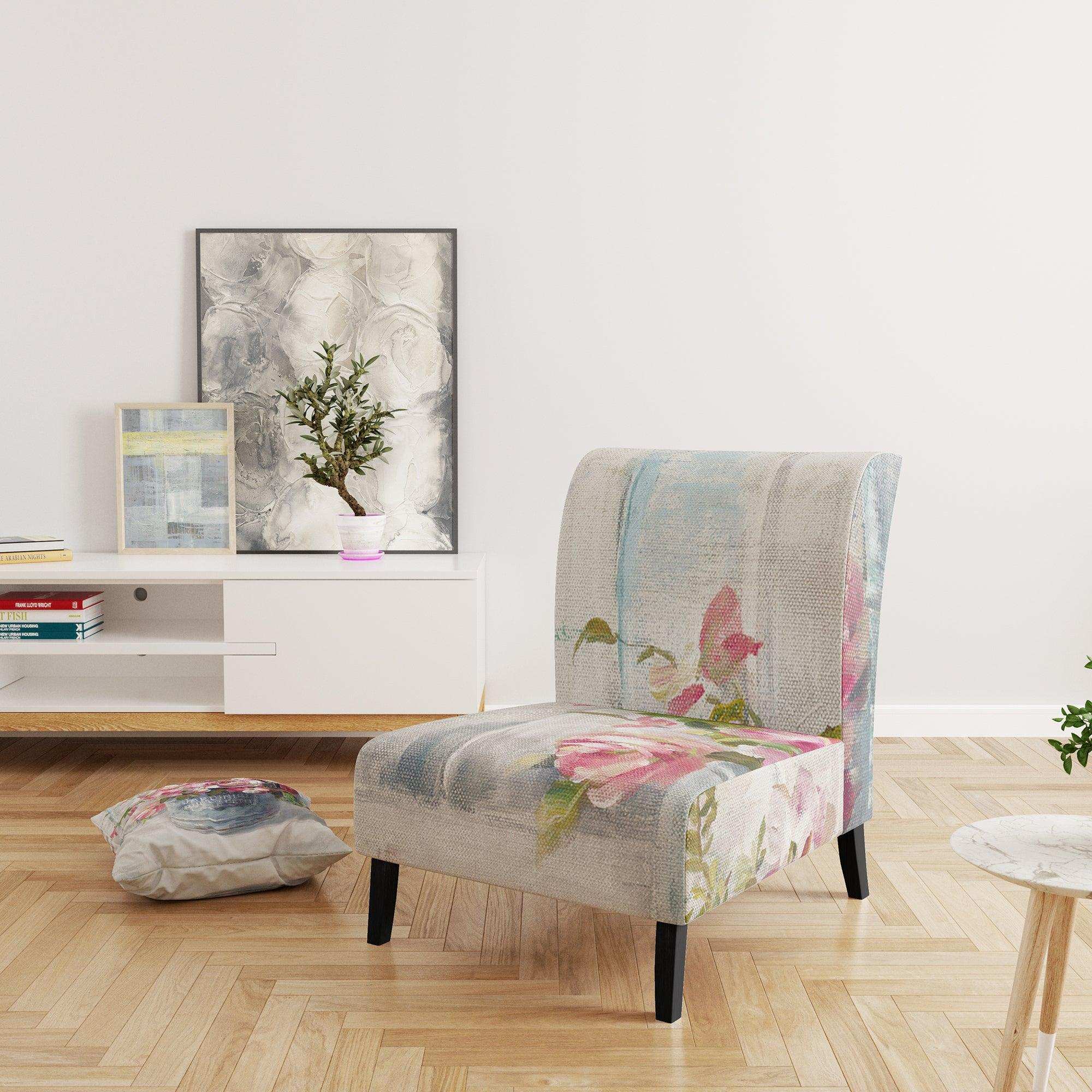 Maison Des Fleurs III Cabin & Lodge Accent Chair