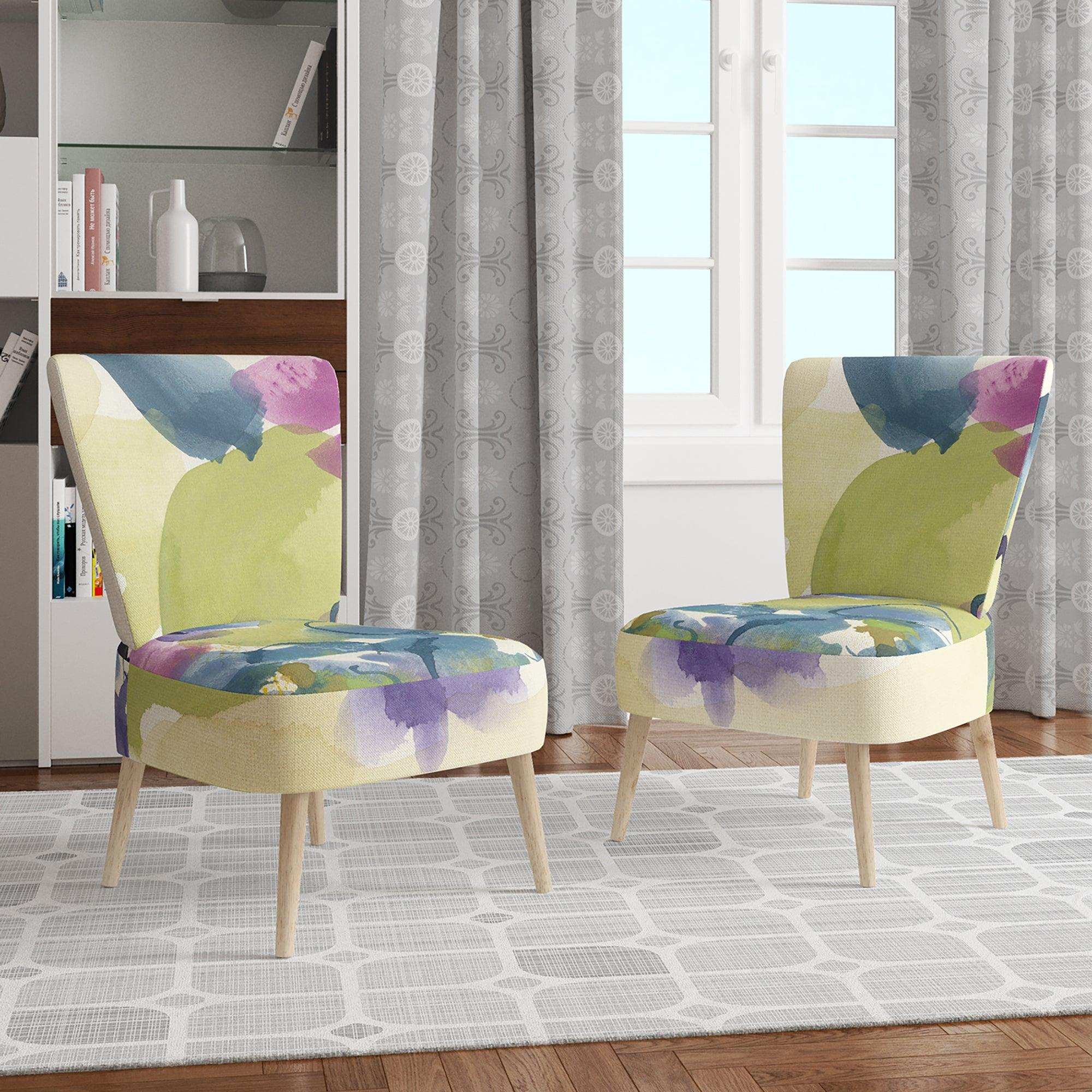Spring Bouquet II Traditional Accent Chair