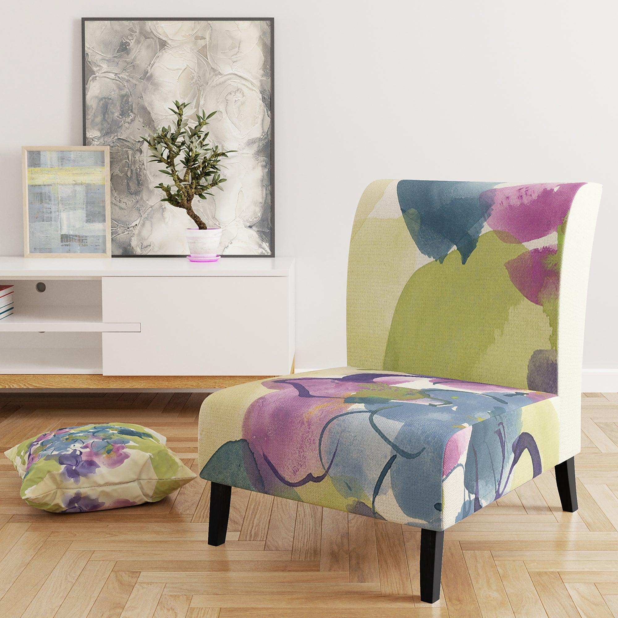 Spring Bouquet II Traditional Accent Chair