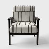 minimalist black and white I Transitional Accent Chair
