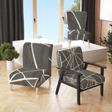 Minimalist Graphics II Transitional Upholstered Accent Chair