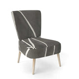 Minimalist Graphics II Transitional Upholstered Accent Chair