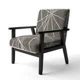 Minimalist Graphics II Transitional Upholstered Accent Chair