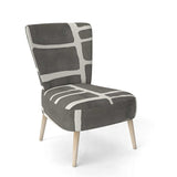 Minimalist Graphics IV Transitional Accent Chair