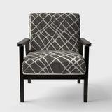 Minimalist Graphics V Transitional Accent Chair